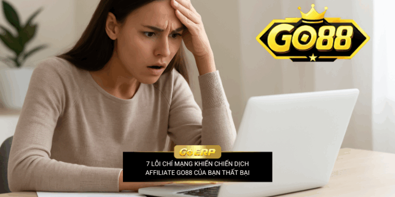7 lỗi affiliate Go88 đang âm thầm đốt sạch hoa hồng của bạn