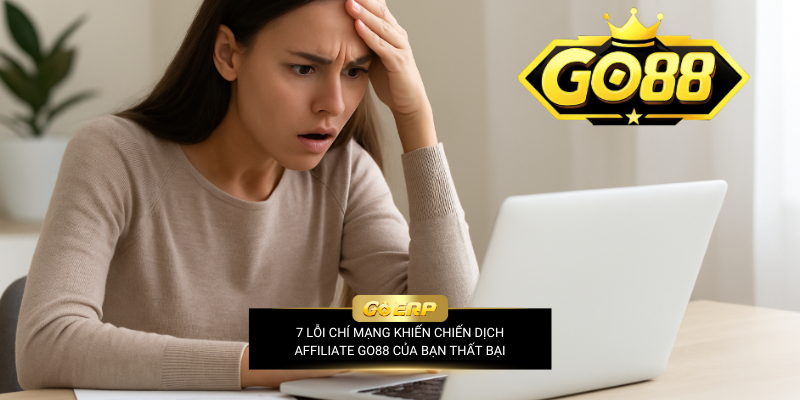 7 lỗi affiliate Go88 đang âm thầm đốt sạch hoa hồng của bạn