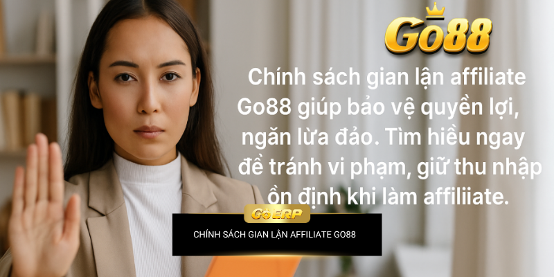 Chính Sách Gian Lận Affiliate Go88: Những Điều Cần Biết