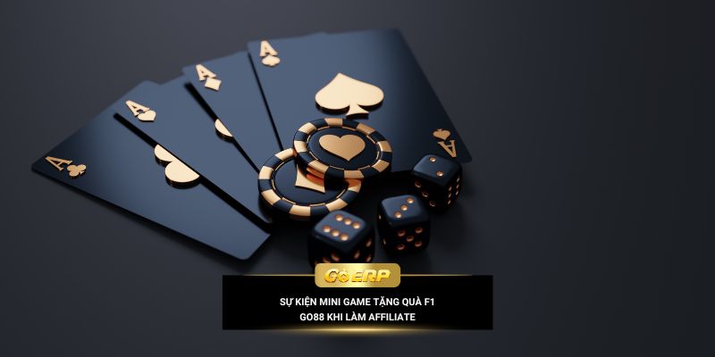 Sự kiện mini game tặng quà F1 Go88 khi làm affiliate 