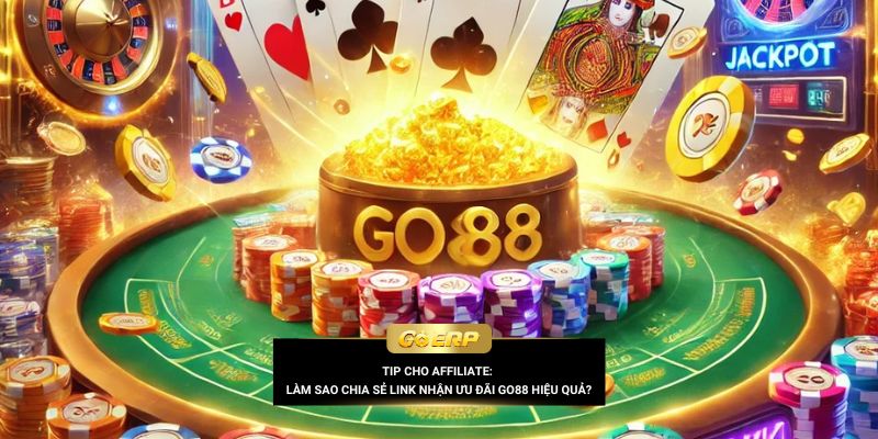 Tip cho affiliate: Làm sao chia sẻ link nhận ưu đãi Go88 hiệu quả?
